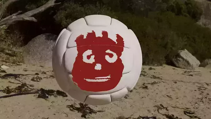 volleyball Low-poly 3D model