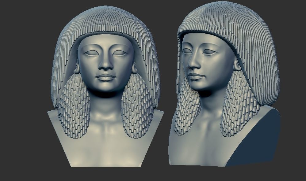 Ancient Egyptian pharaoh multi heads crowns 3d printable model 3D print model_6