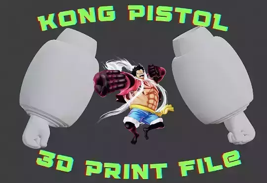Gear 4 Luffy Kong Pistol One Piece Cosplay