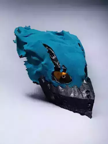 Vigilante Deku Damaged Mask 3D print model