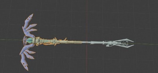 Call of Duty Black Ops 2 Upgraded Wind Staff 3D Print File 3D print model_1