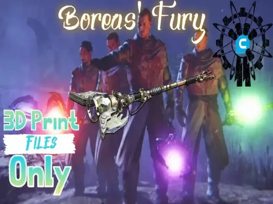 Call of Duty Black Ops 2 Upgraded Wind Staff 3D Print File 3D print model_0