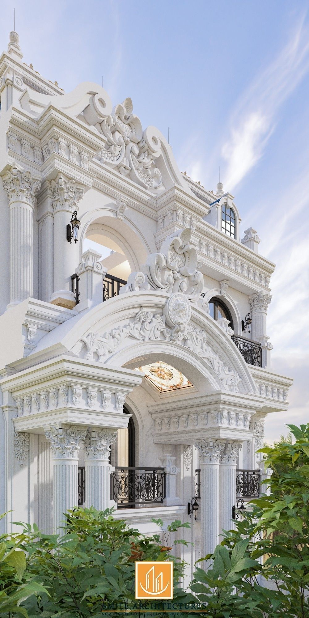 HOUSE CLASSIC Low-poly 3D model_4