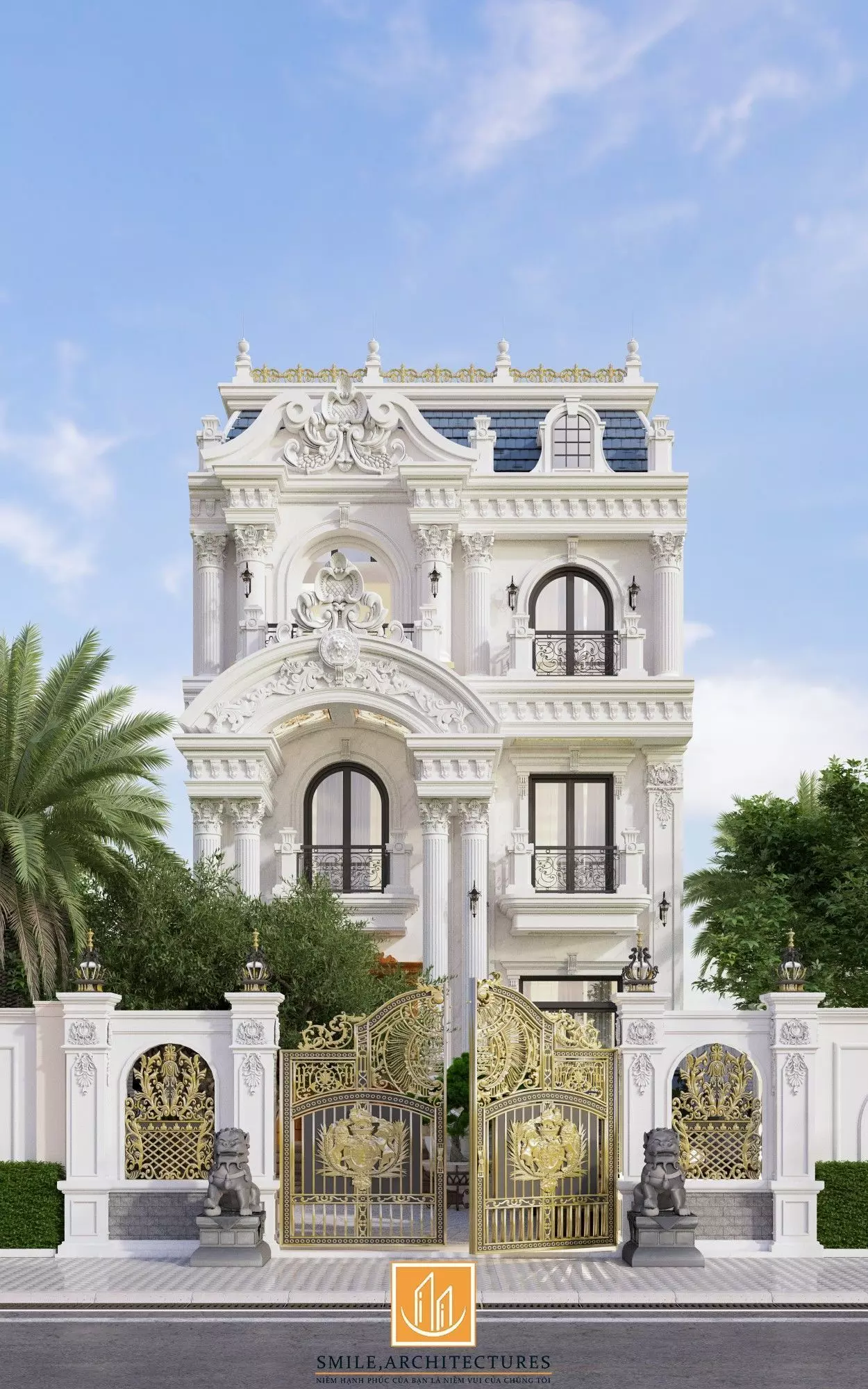 HOUSE CLASSIC Low-poly 3D model_0