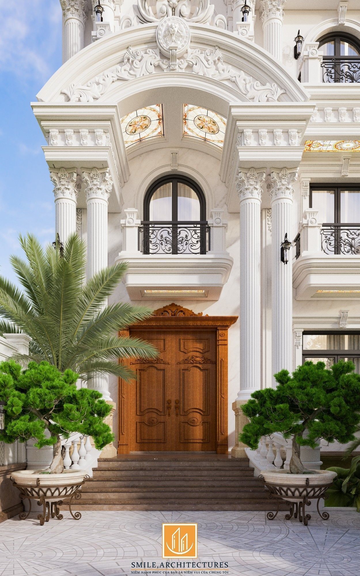 HOUSE CLASSIC Low-poly 3D model_1