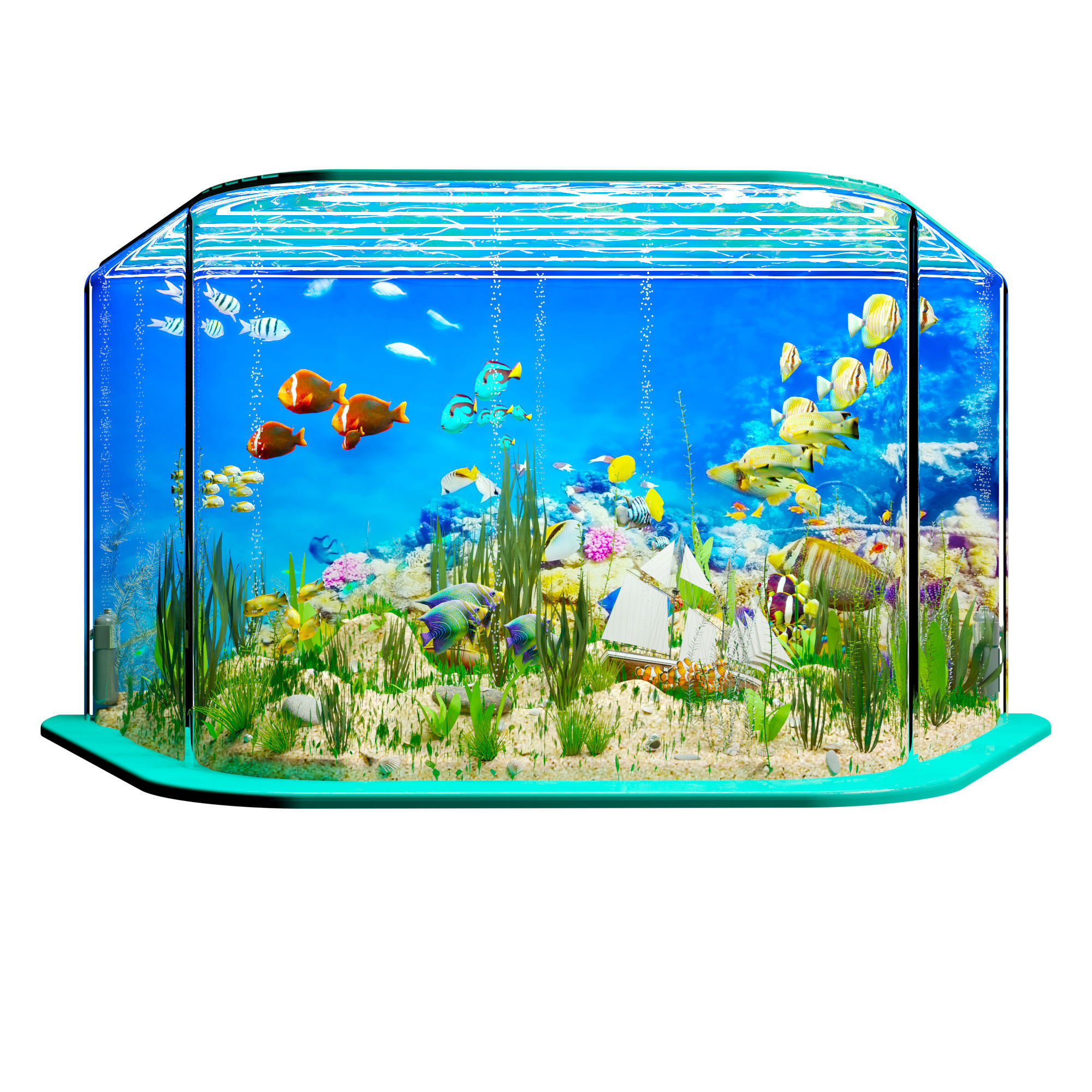 Aquarium 3D model_1