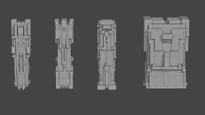 04 Futuristic Sci-Fi Skyscrapers