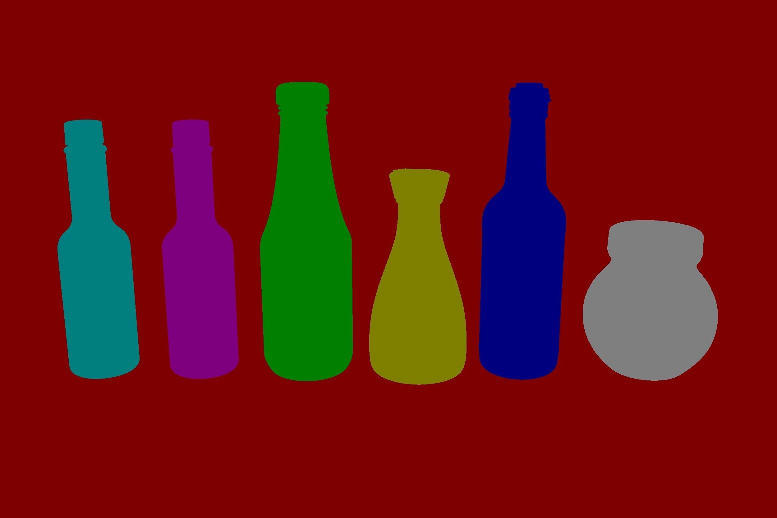 Sauce In Glass Bottle 3D Model 3D model_3