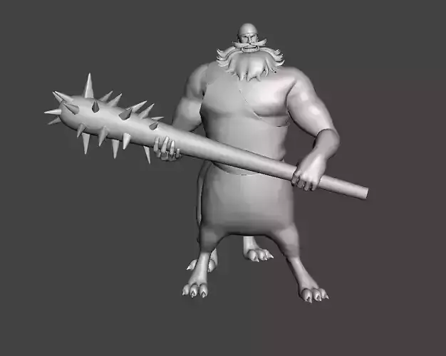 Hyotauros Centaur Punk Hazard 3D Model