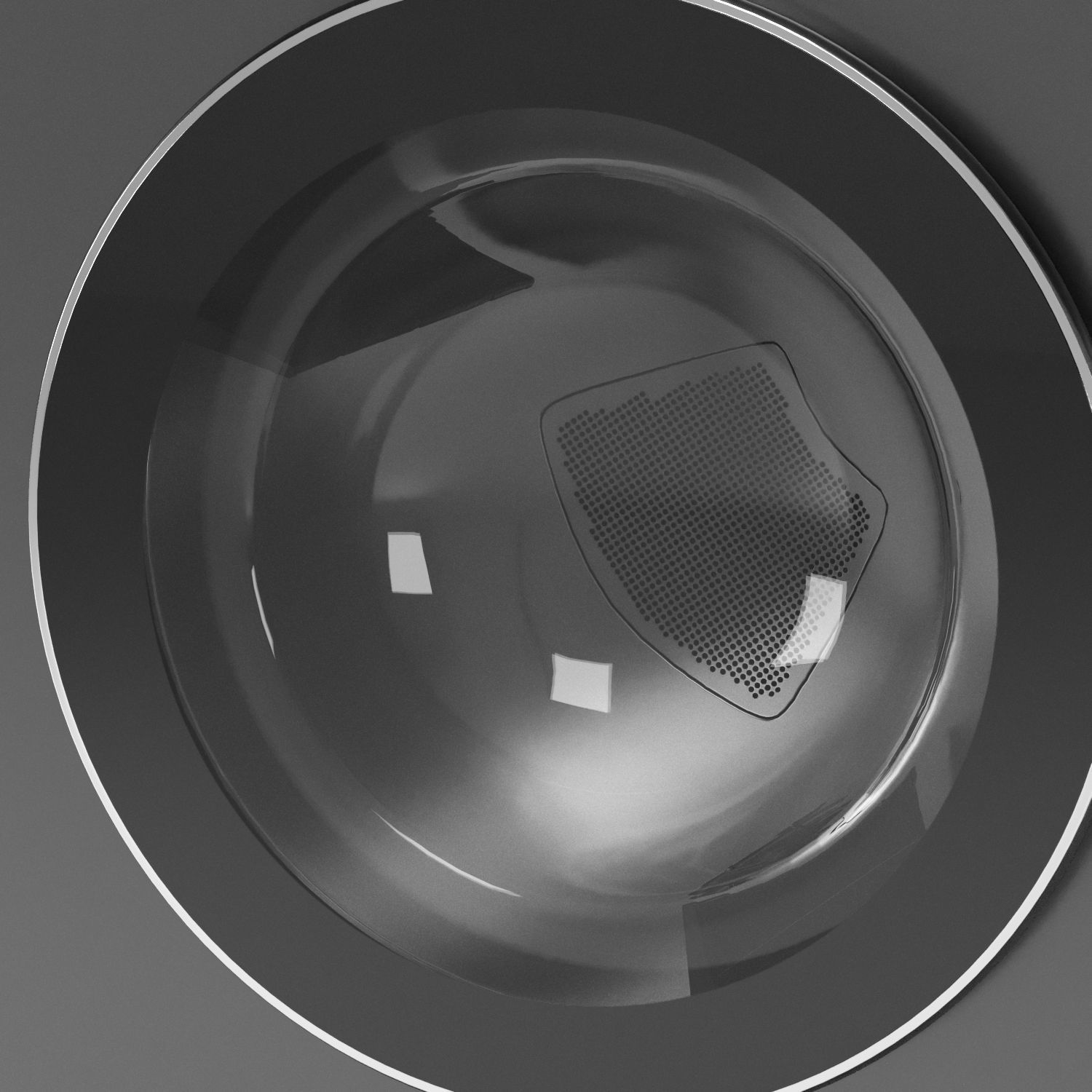 LG dryer machine DLEX6700B 3D model_4