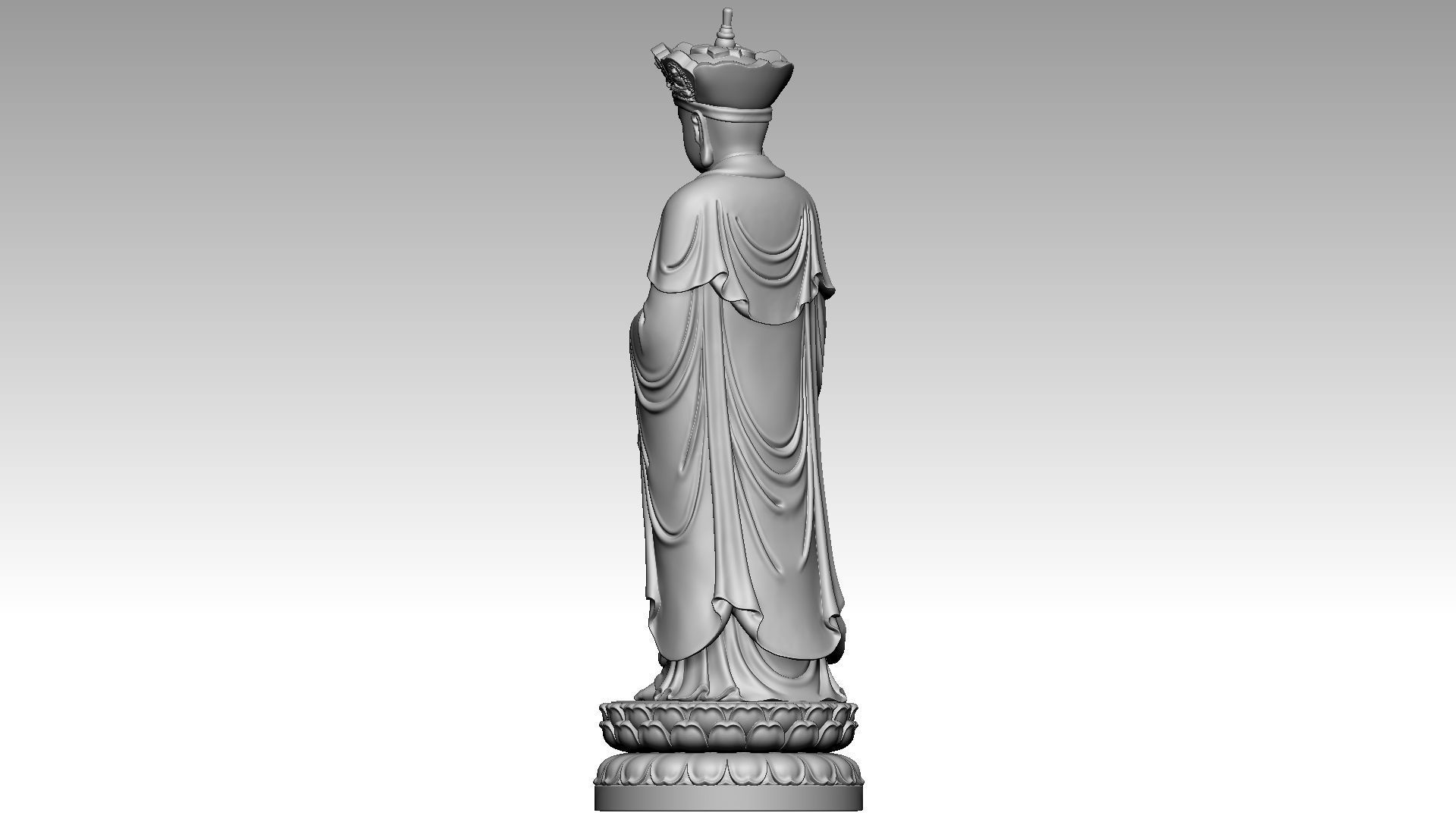 Buddha Sangha  3D print model_3