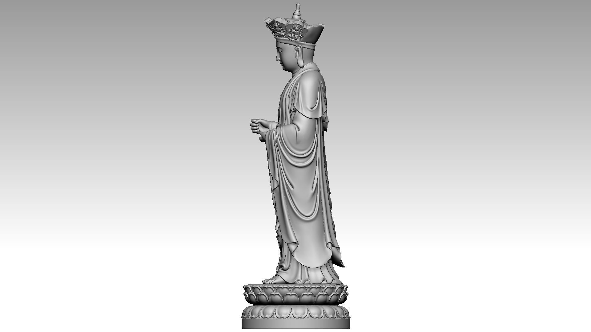 Buddha Sangha  3D print model_2