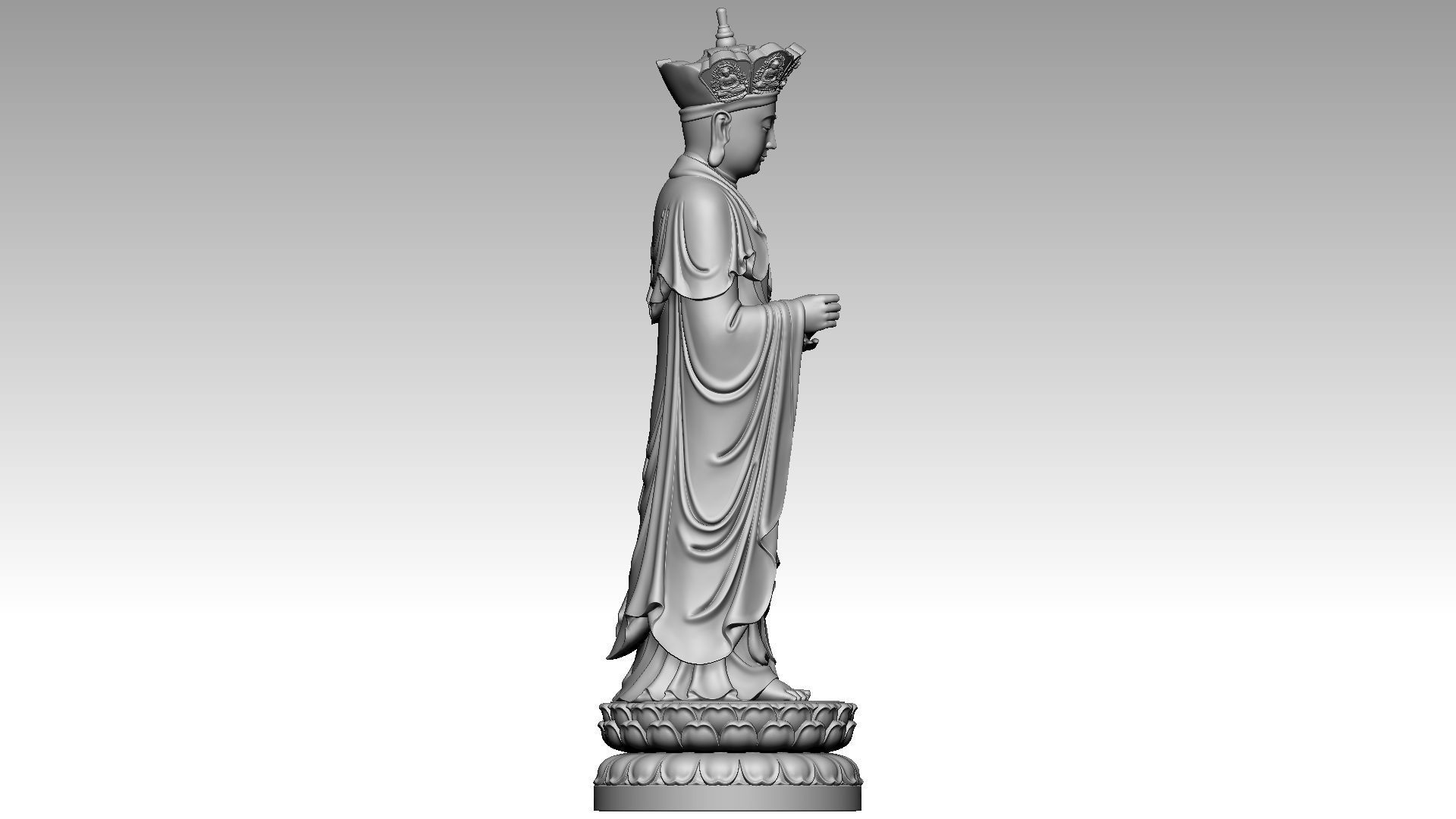 Buddha Sangha  3D print model_6