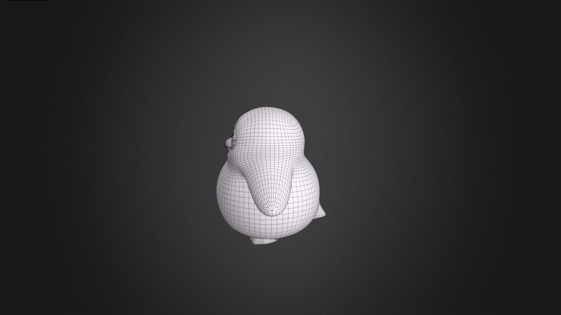 Asset - Cartoons - Animal - Penguin Rigged 3D model_14