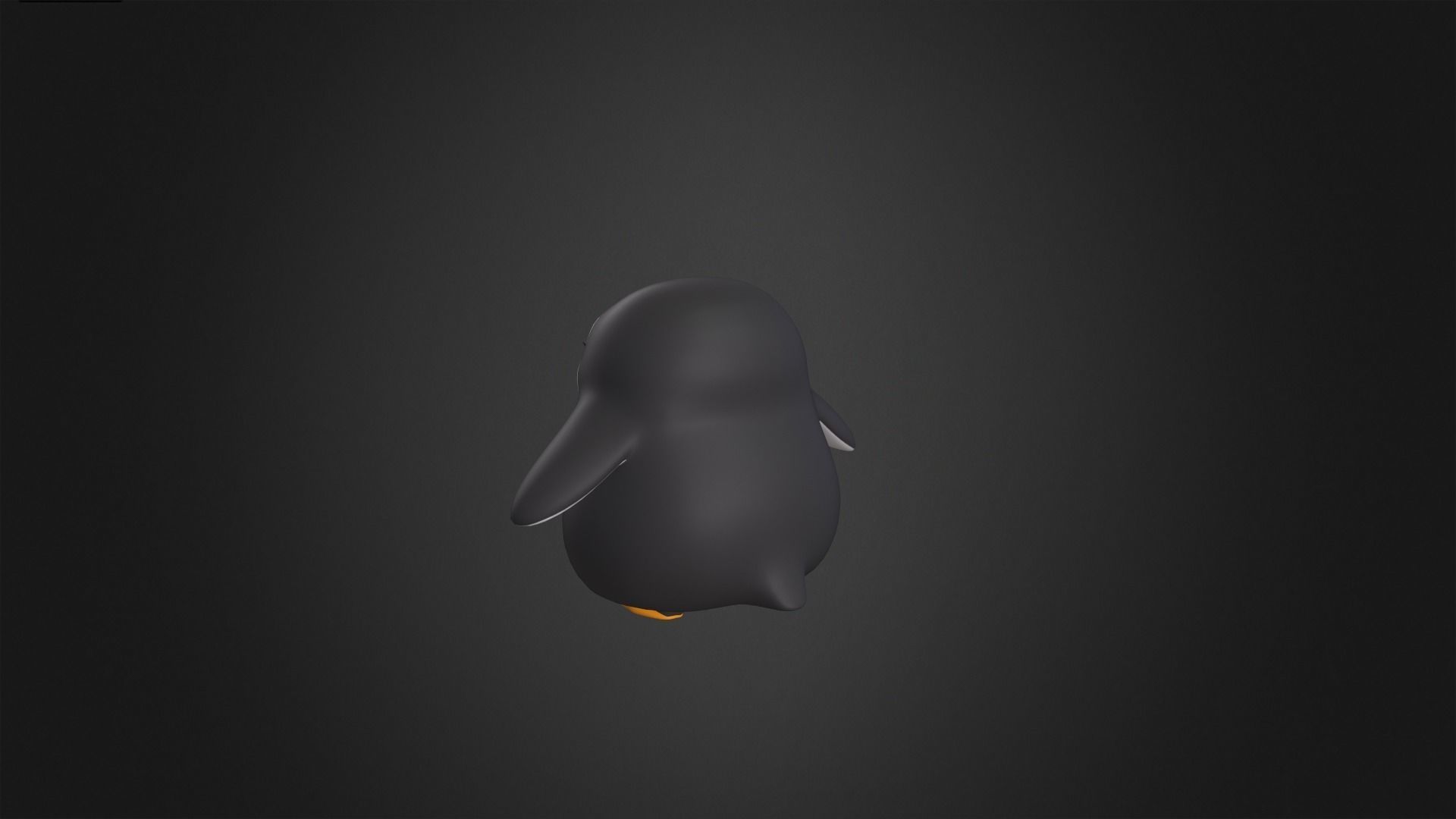 Asset - Cartoons - Animal - Penguin Rigged 3D model_11