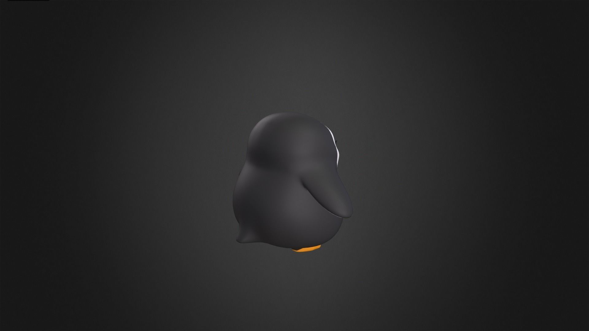 Asset - Cartoons - Animal - Penguin Rigged 3D model_7