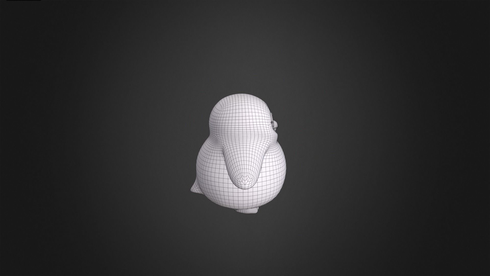 Asset - Cartoons - Animal - Penguin Rigged 3D model_6