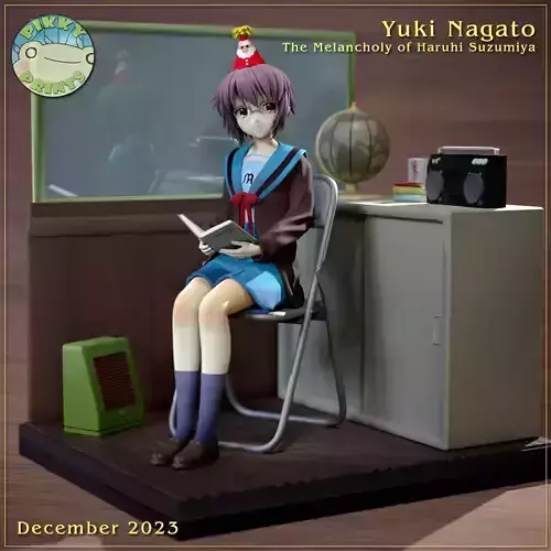 Yuki Nagato - The Melancholy of Haruhi Suzumiya 3D print model