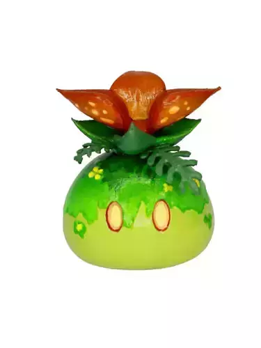 Genshin Slimes bundle nr 2 geo and dendro 3D print model