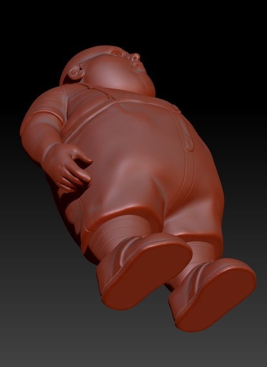 Tweedledum and Tweedledee 3D print model_7