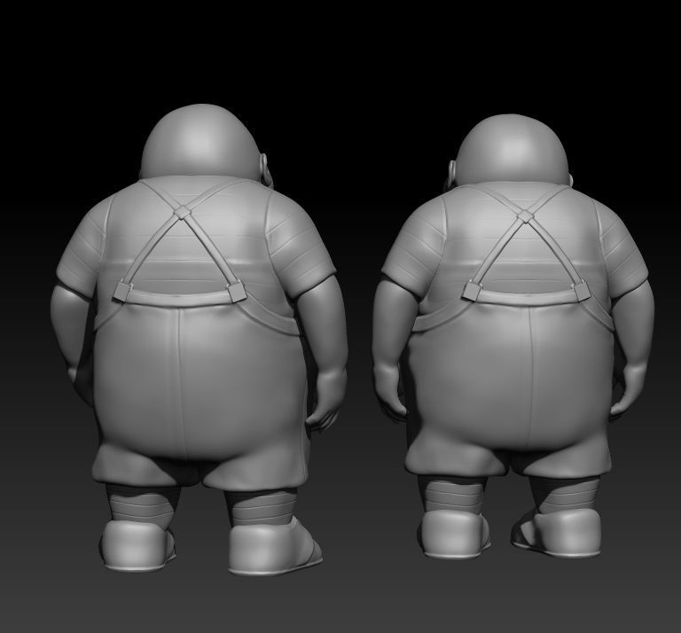 Tweedledum and Tweedledee 3D print model_8