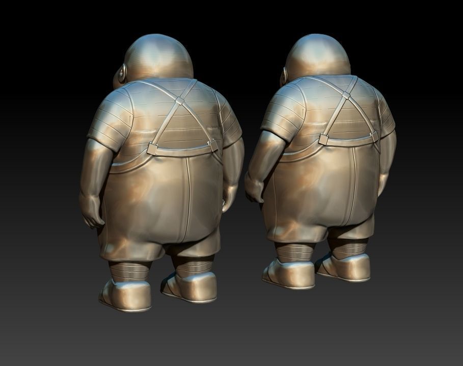 Tweedledum and Tweedledee 3D print model_16