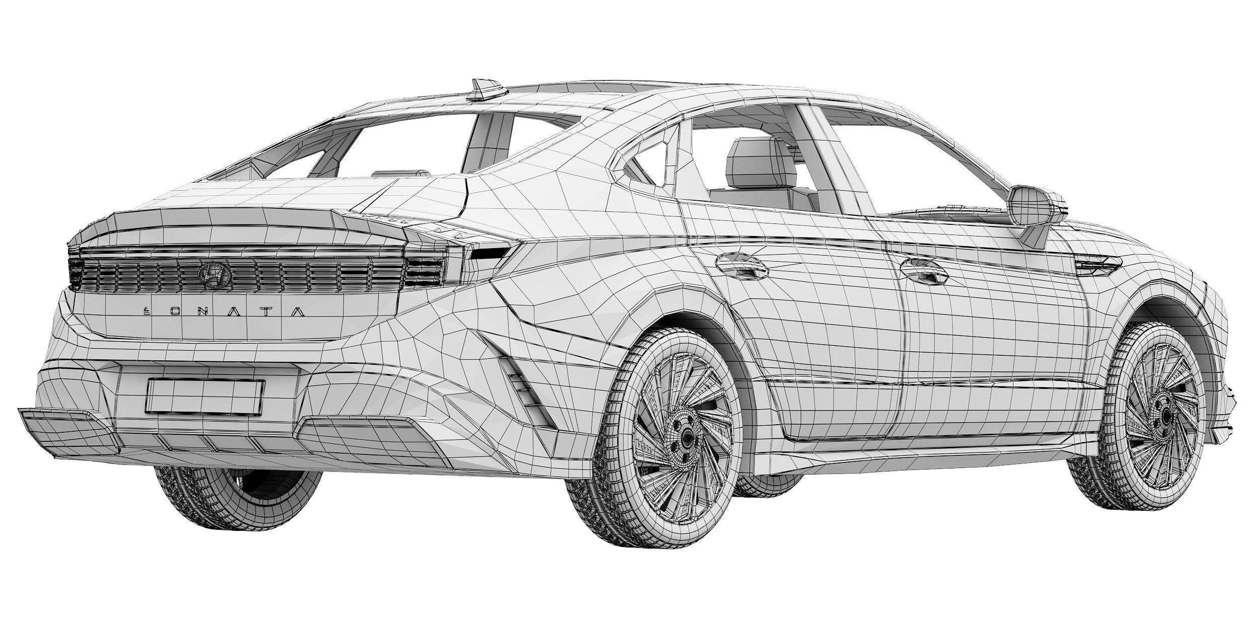 Hyundai Sonata 2024 3D model_16