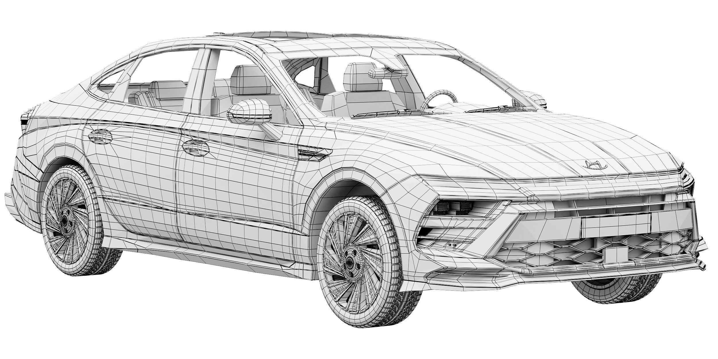 Hyundai Sonata 2024 3D model_14