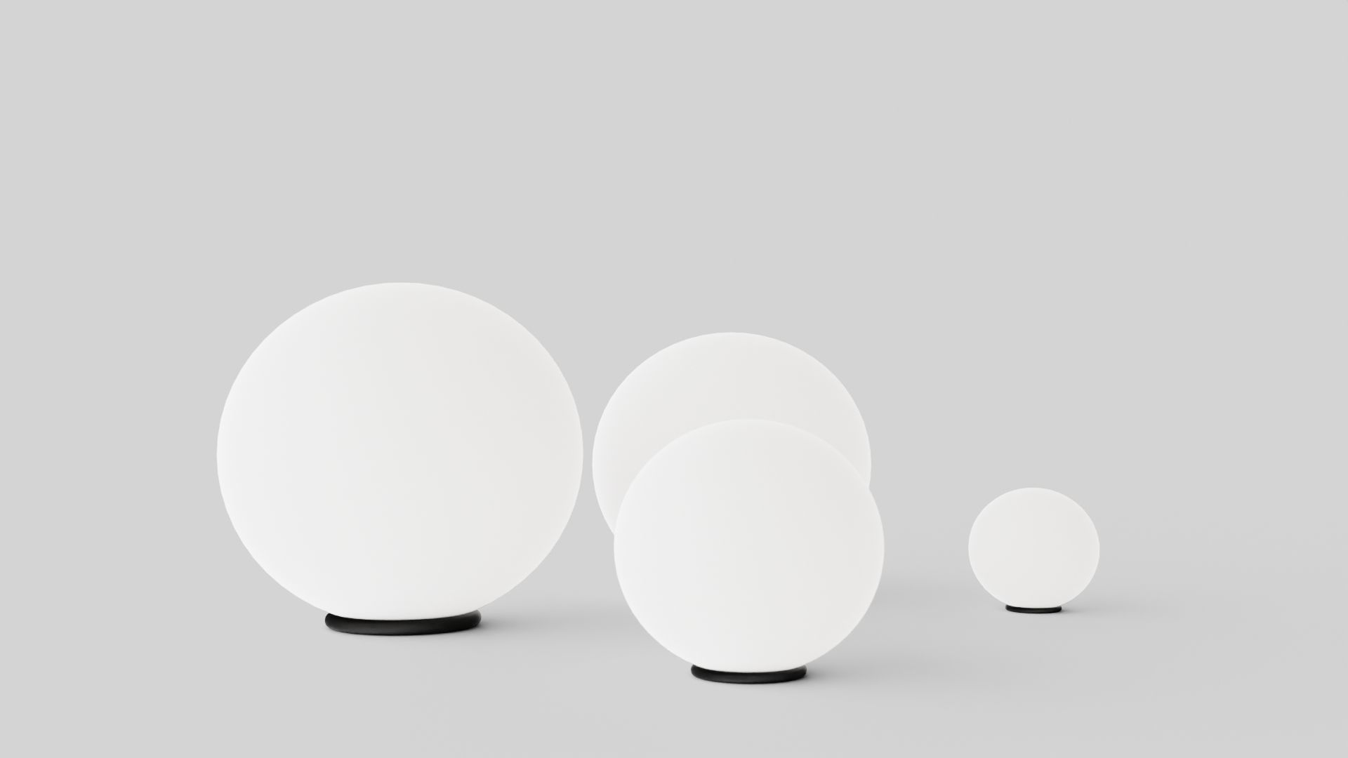 Dioscuri Table Lamp Low-poly 3D model_2