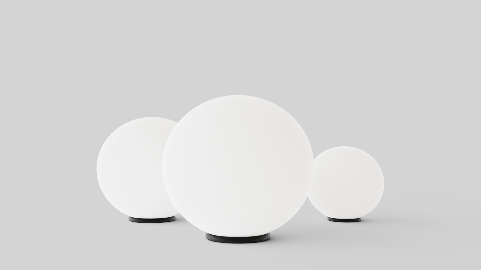 Dioscuri Table Lamp Low-poly 3D model_4