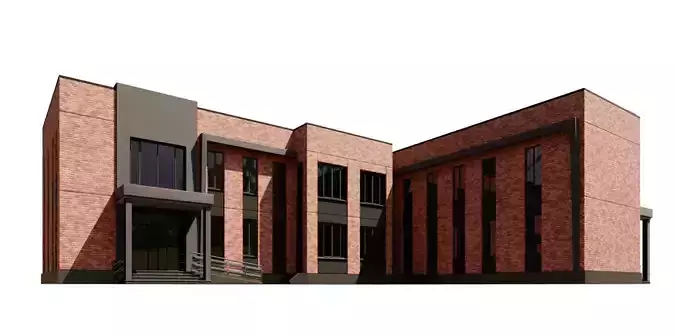Modern Brick Building