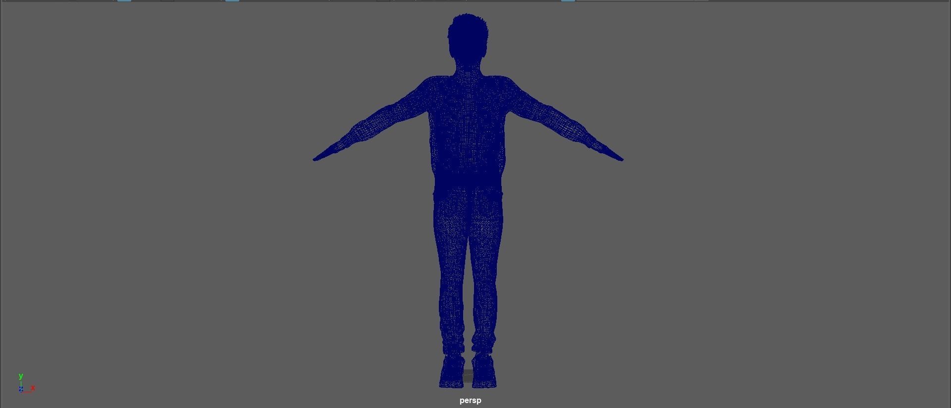 Grant Gustin Low-poly 3D model_18