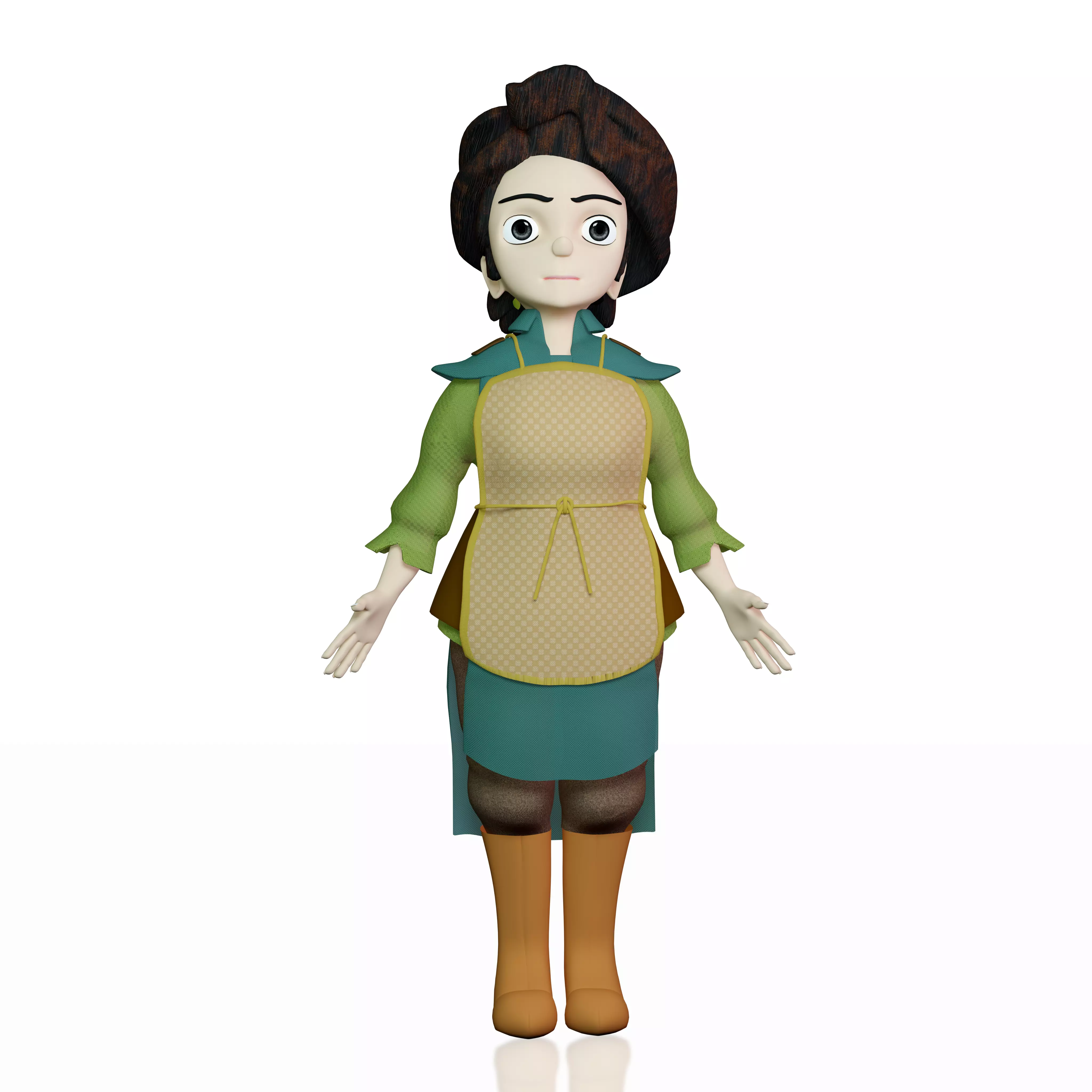 Female character 3D model