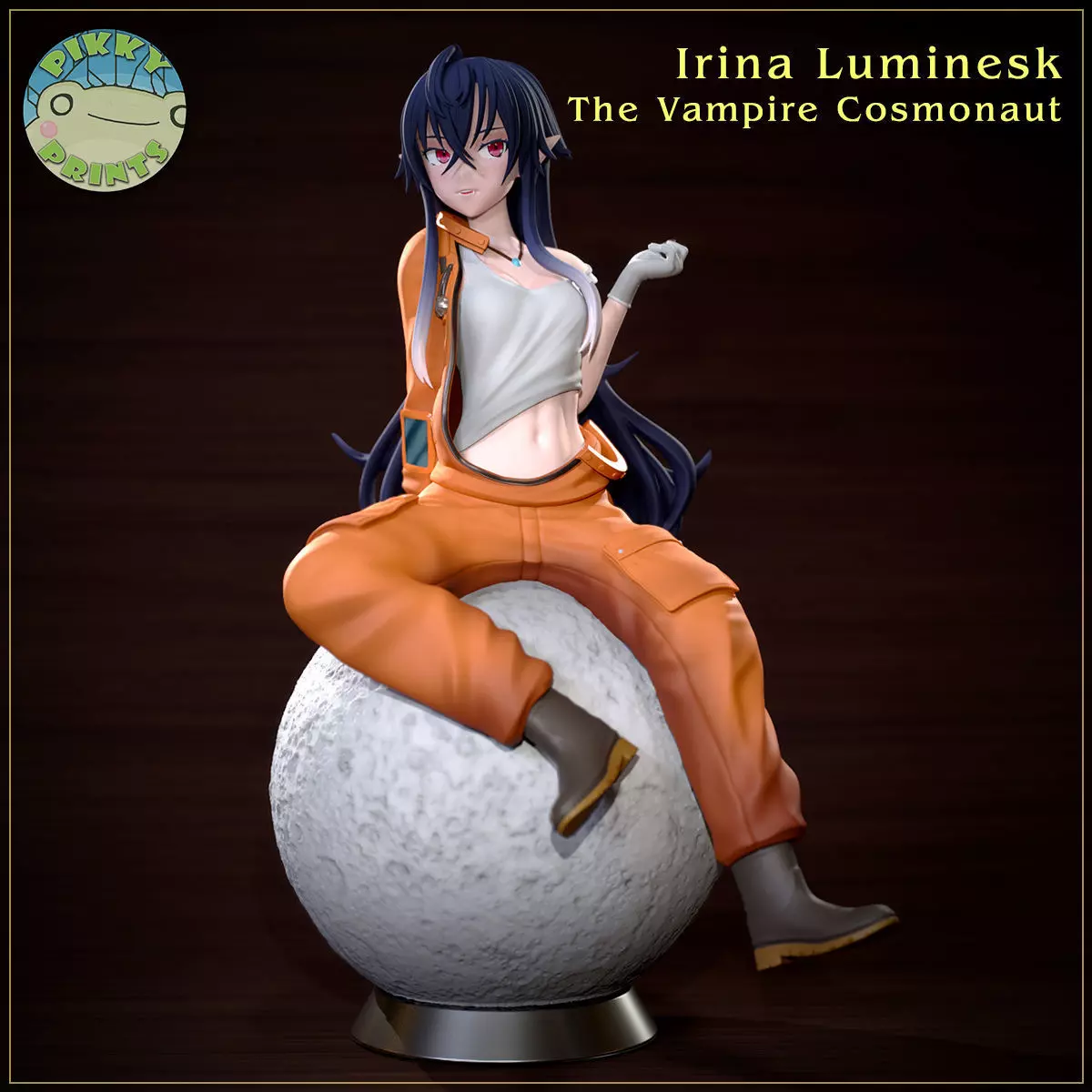 Irina Luminesk - The Vampire Cosmonaut 3D print model