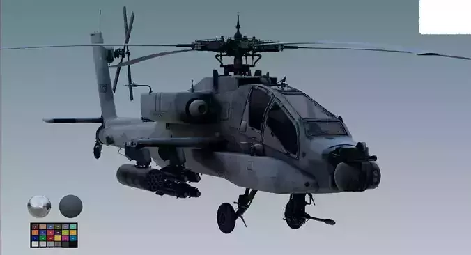 AH-64 Apache attack helicopter