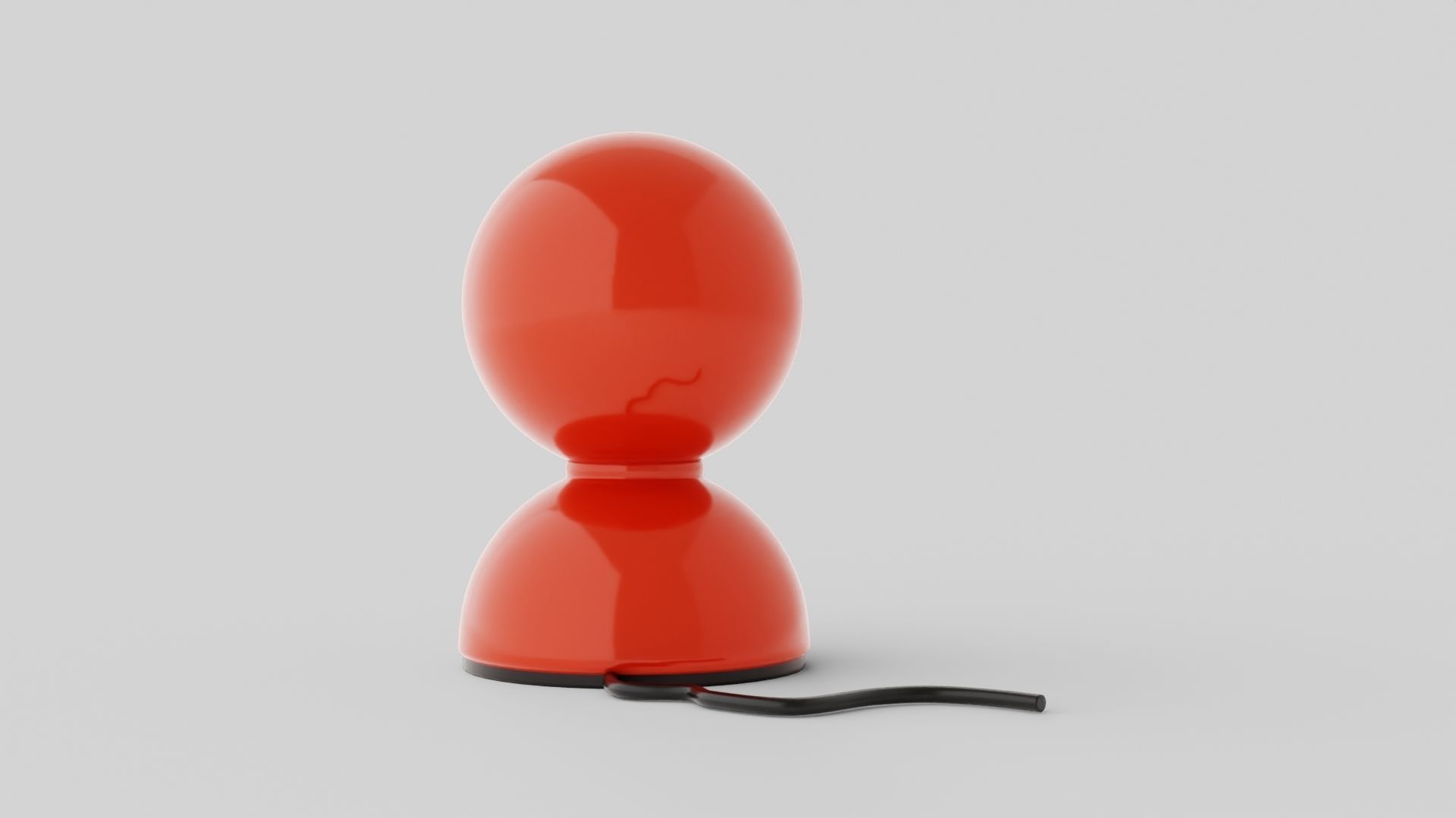 Eclisse Table Lamp Low-poly 3D model_4