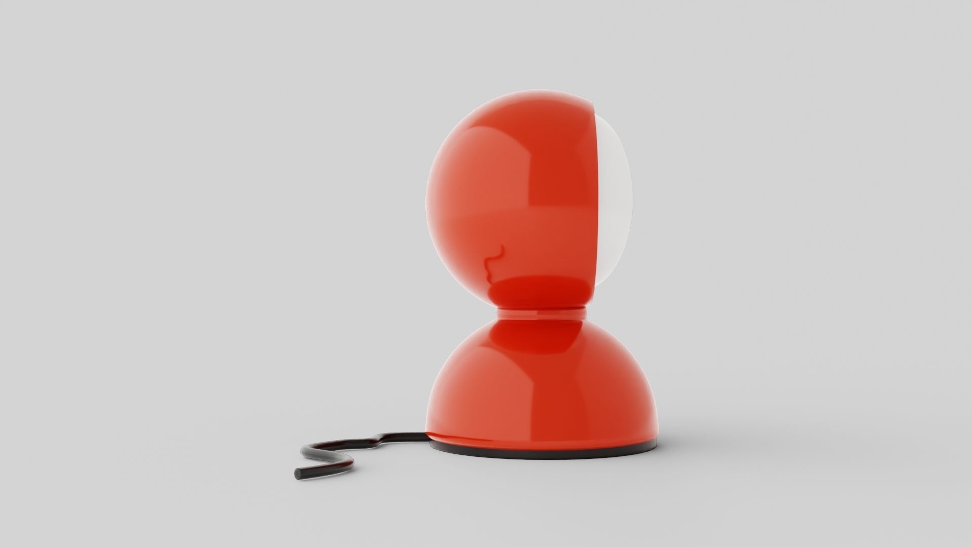 Eclisse Table Lamp Low-poly 3D model_2