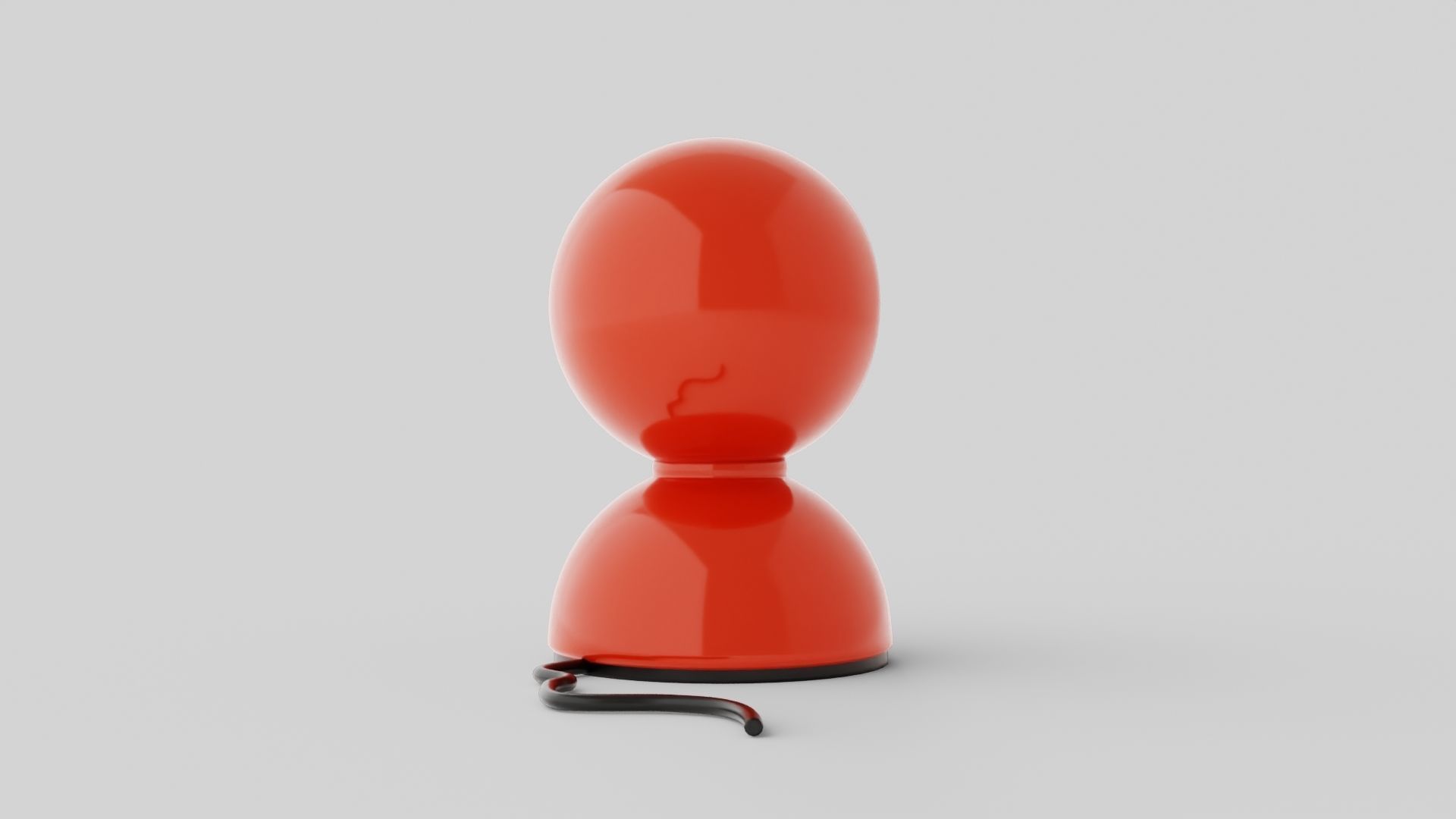 Eclisse Table Lamp Low-poly 3D model_3