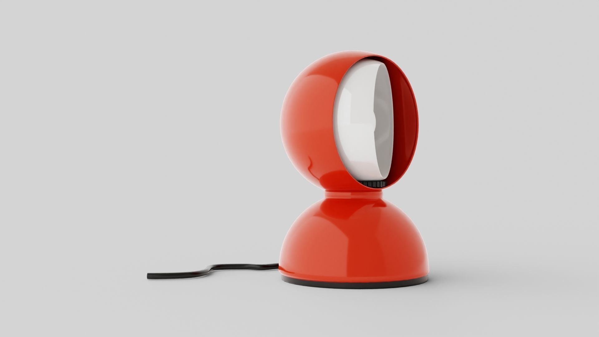 Eclisse Table Lamp Low-poly 3D model_1