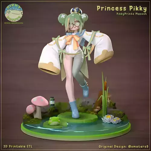 Princess Pikky - Pikky Prints Mascot 