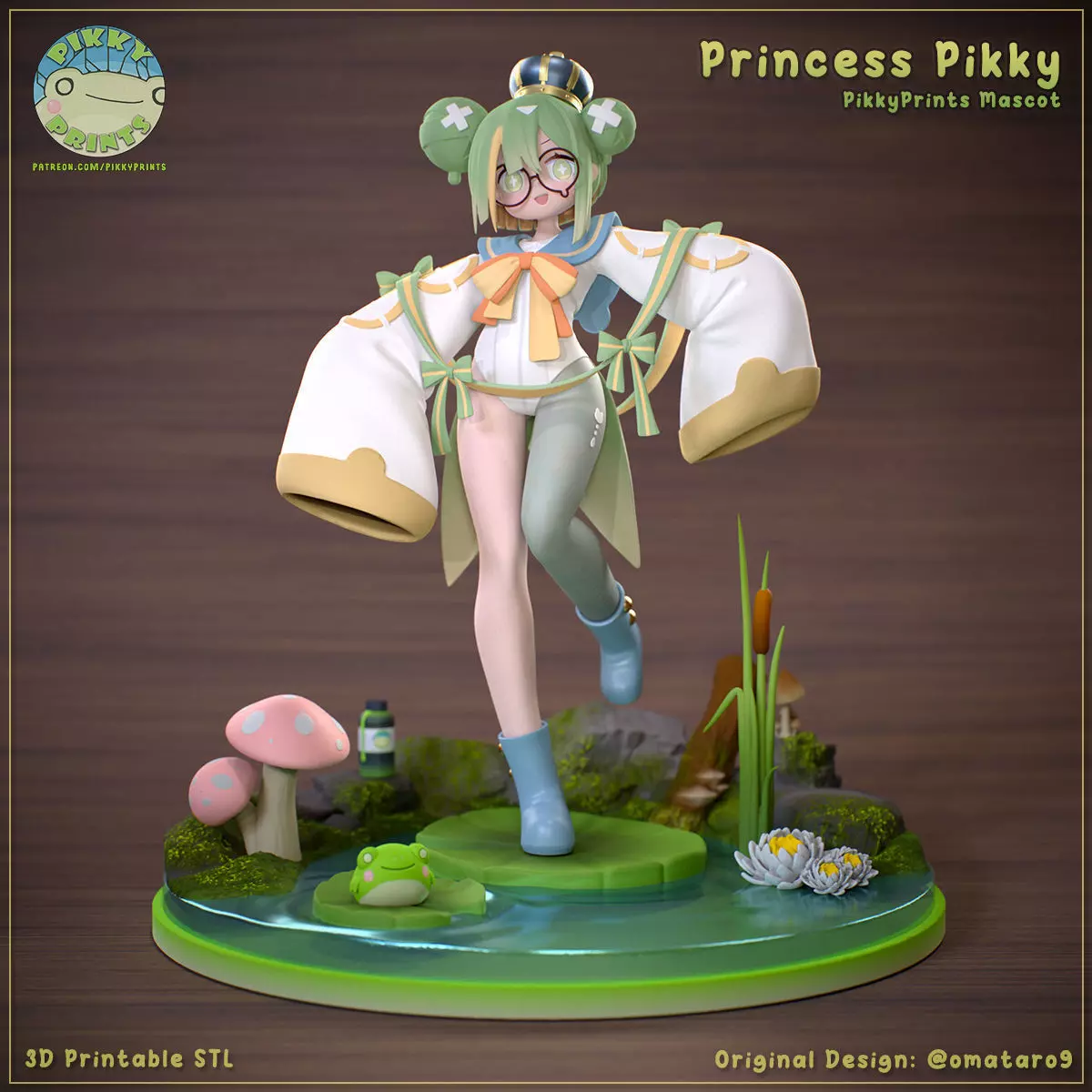 Princess Pikky - Pikky Prints Mascot 3D print model_0
