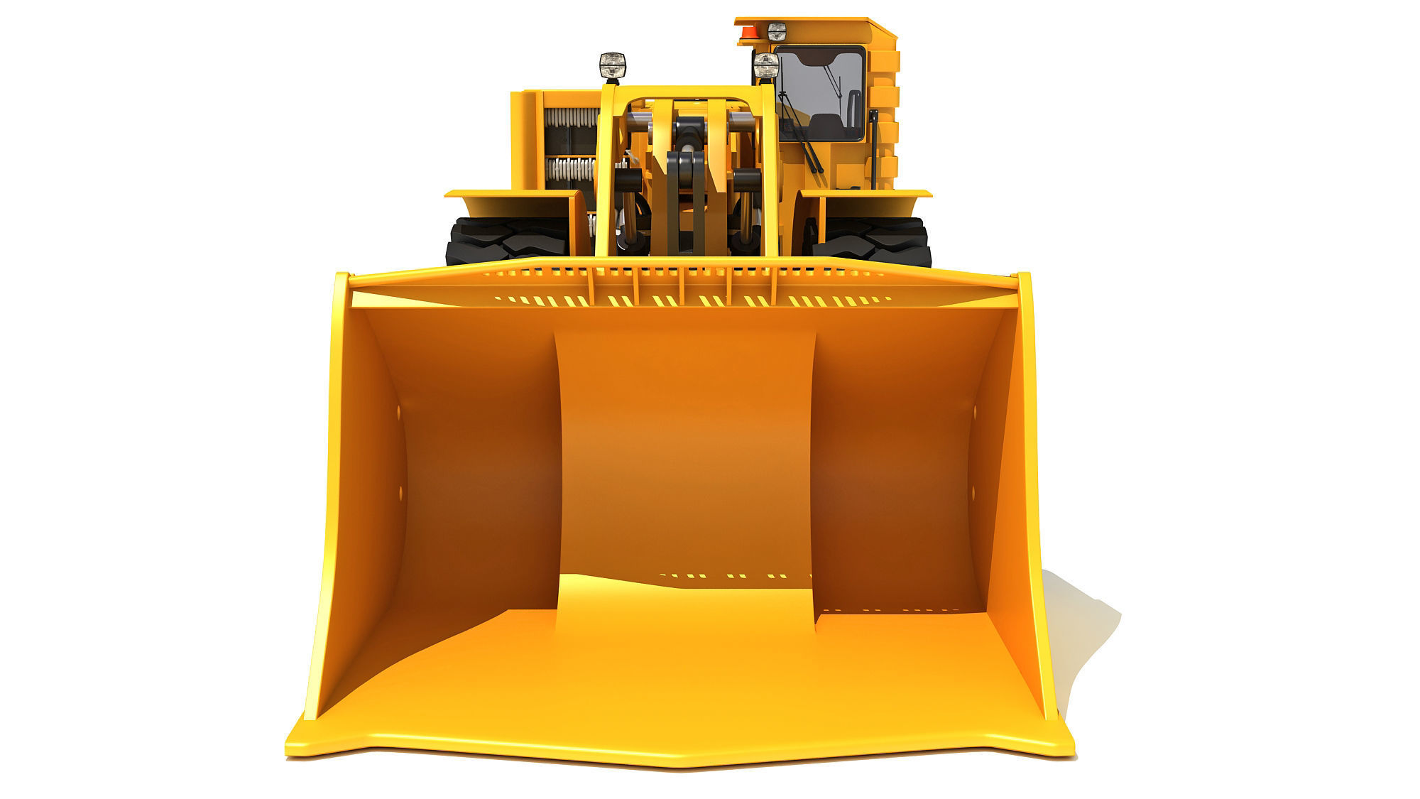 Underground Hard Rock Haulage Loader 3D model_11