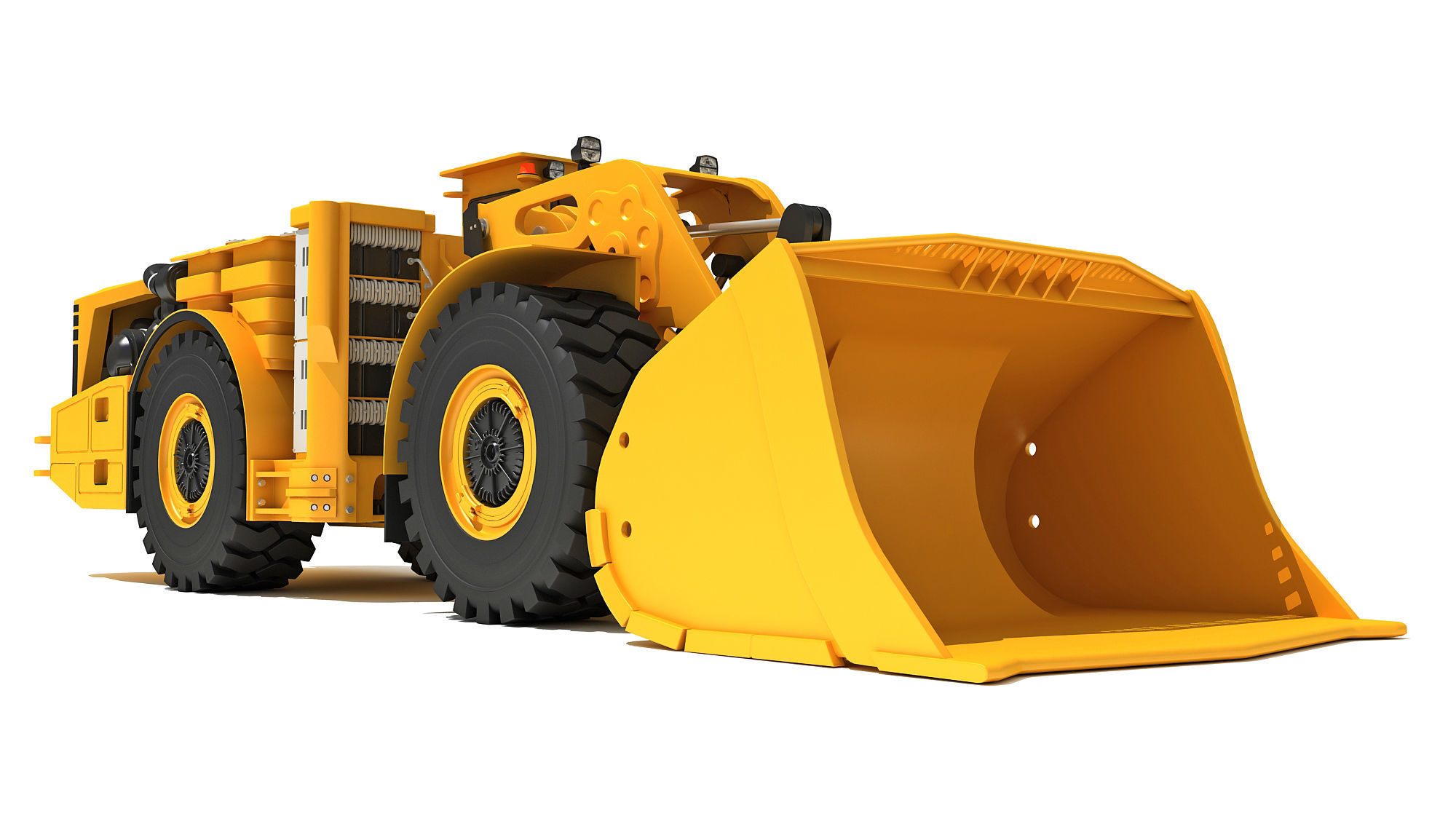 Underground Hard Rock Haulage Loader 3D model_10