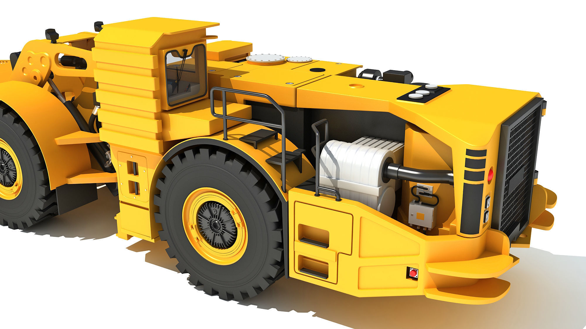 Underground Hard Rock Haulage Loader 3D model_15