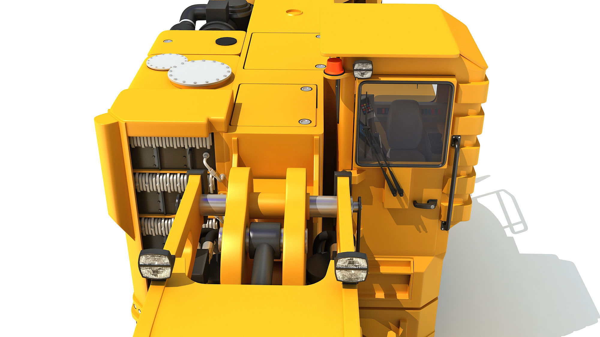 Underground Hard Rock Haulage Loader 3D model_17
