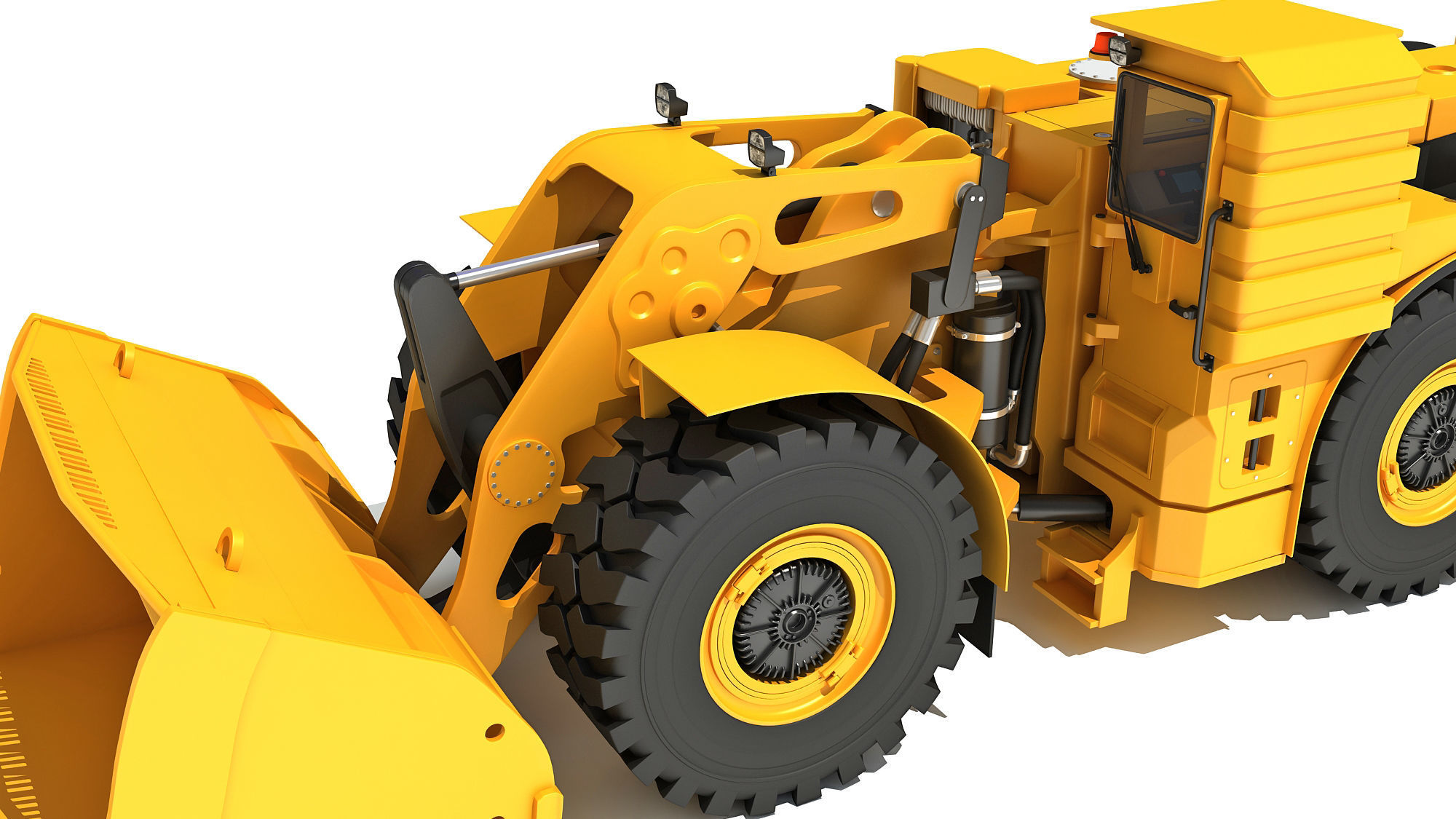 Underground Hard Rock Haulage Loader 3D model_14