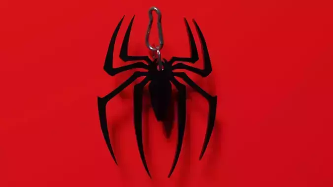 Spider-Man Logo Key Tag