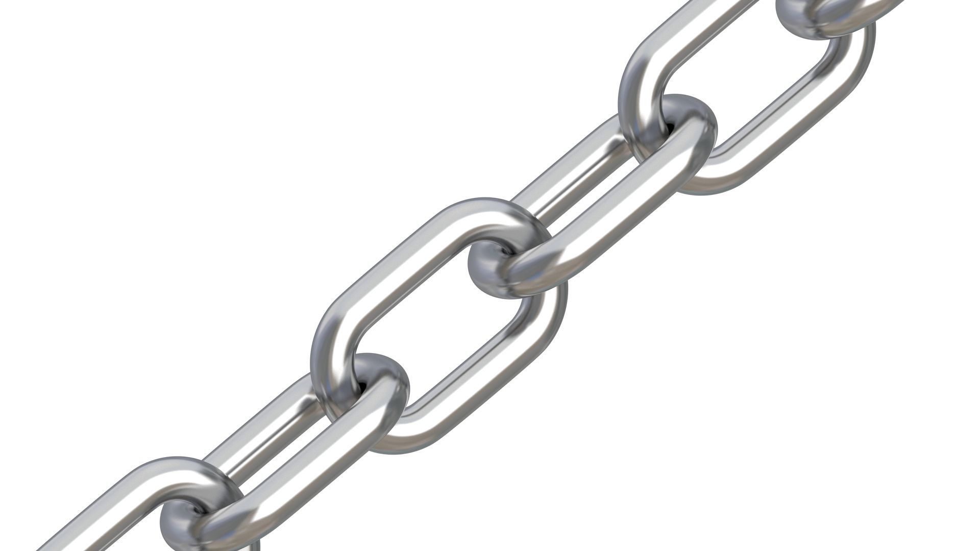 Chain Silver And Gold 3D model_4