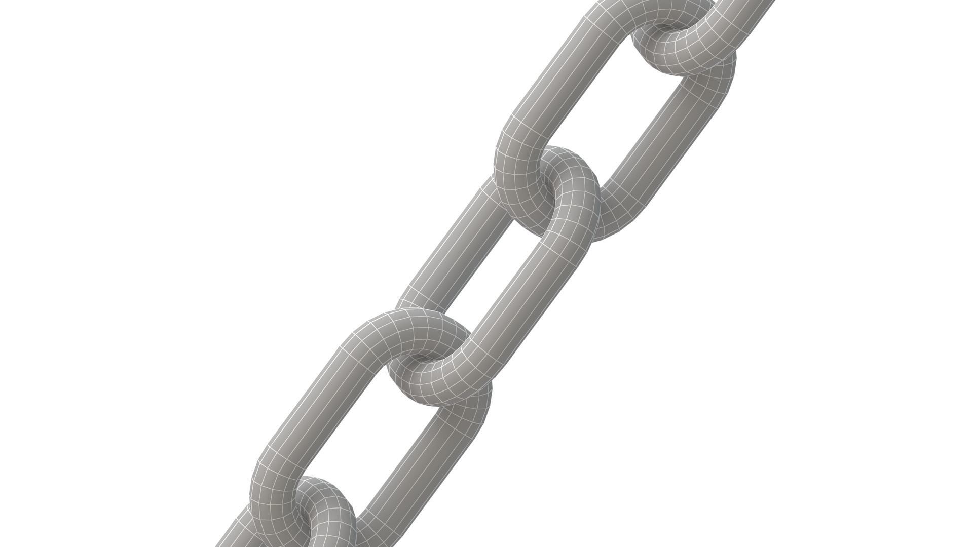 Chain Silver And Gold 3D model_14