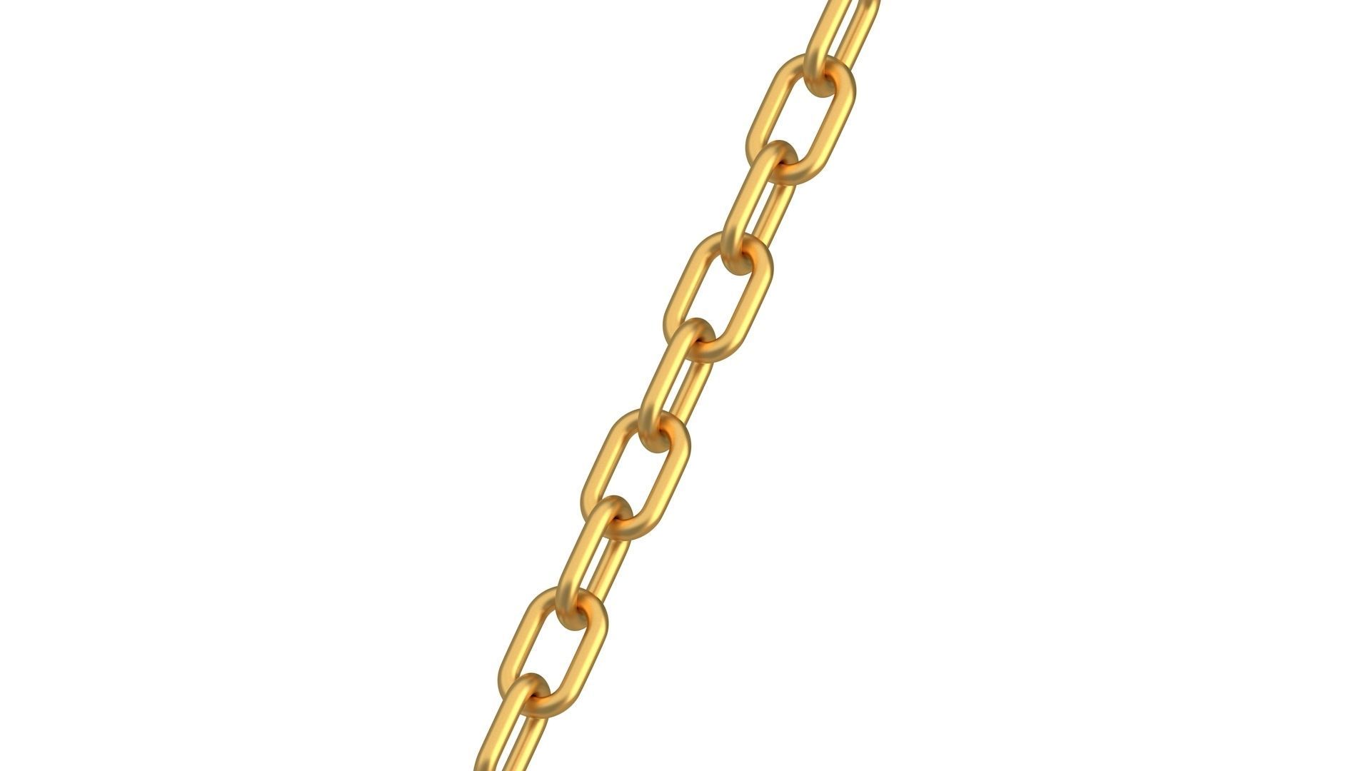 Chain Silver And Gold 3D model_9